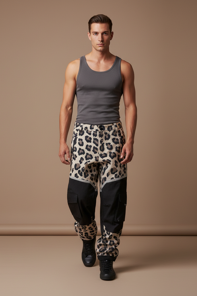 Baggy Pantalon De Ski - Imprimé Toile