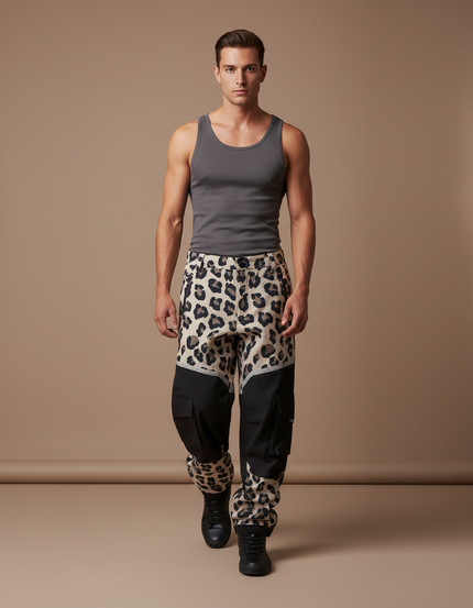 Baggy Pantalon De Ski - Imprimé Toile