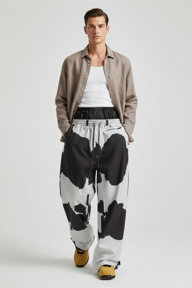 Pantalon De Ski Baggy Homme - Imprimé Polyester