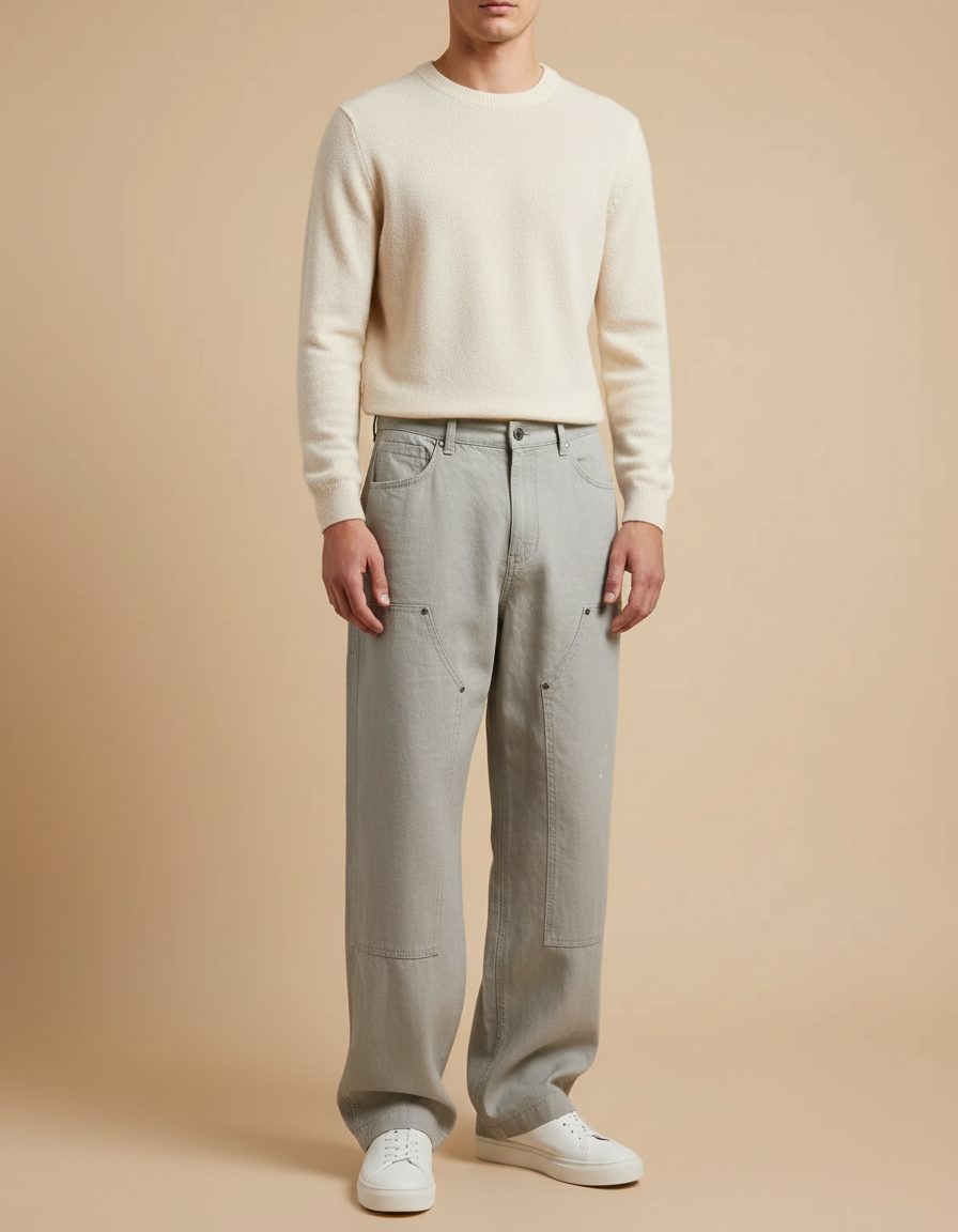 Pantalon Baggy Technique - Vert Jean