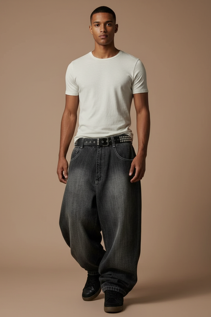 Pantalon Baggy Skate - Gris Jean
