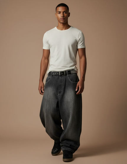 Pantalon Baggy Skate - Gris Jean