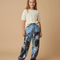 Pantalon Baggy Denim Imprimé Anime Harajuku Unisexe - Bleu Jean