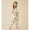 Pantalon Baggy Coton Beige Rayé Ample Ourson Enfant