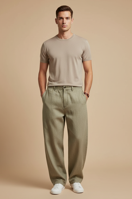 Pantalon Baggy Oversize - Kaki Lin