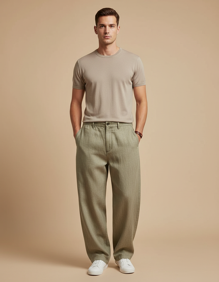Pantalon Baggy Oversize - Kaki Lin