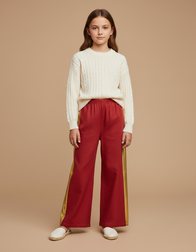 Pantalon Baggy Fille Coton