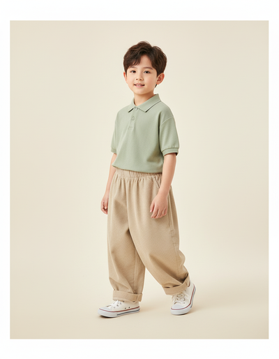 Pantalon Baggy Beige