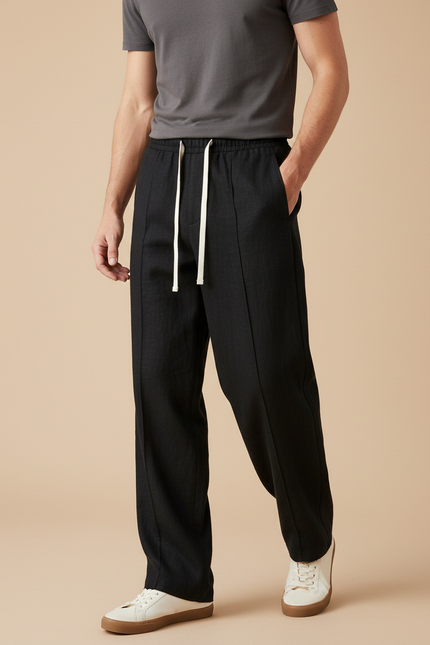 Pantaloni Baggy Neri - Noir Lin