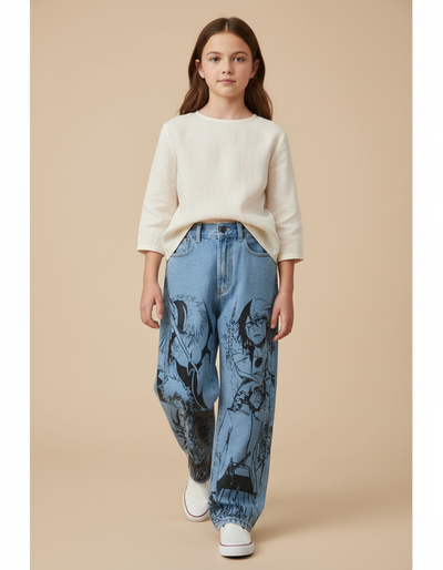 Pantalon Baggy Femme Jean