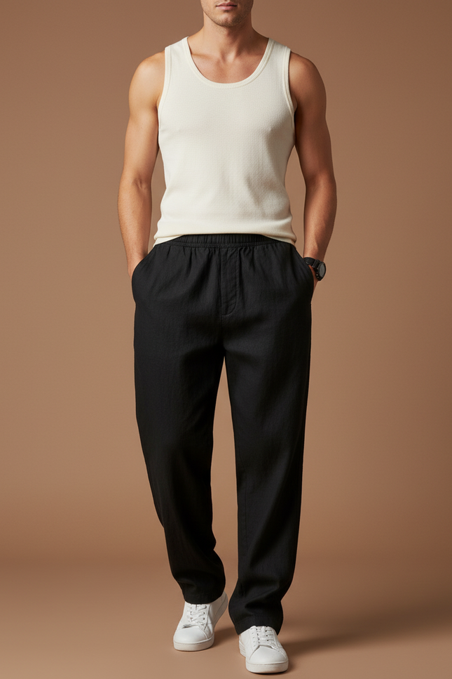 Baggy Pantalon Noir - Lin