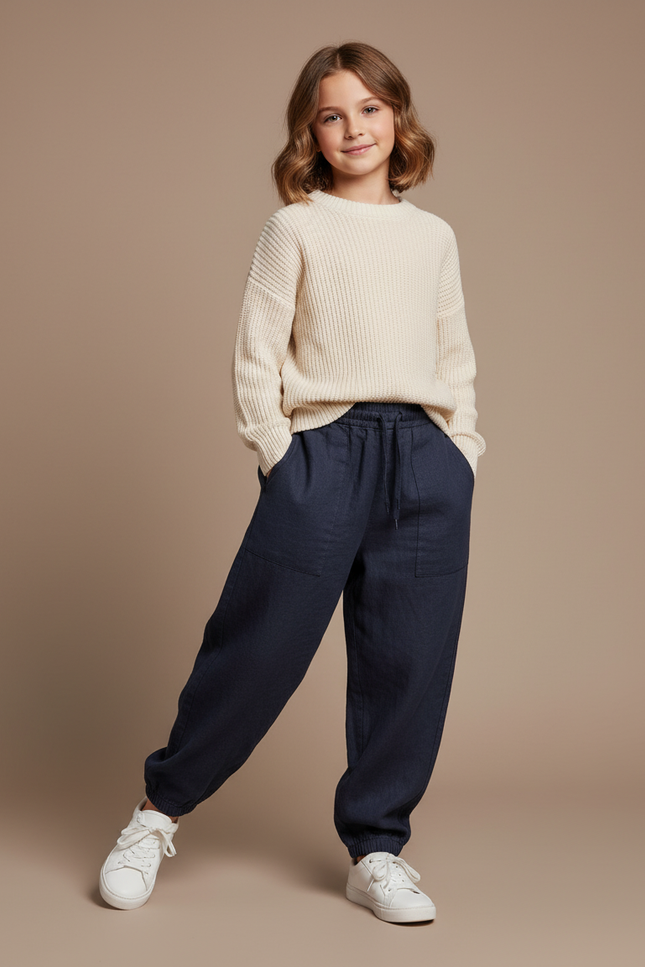 Pantalon Baggy Marine Lin Ample Enfant