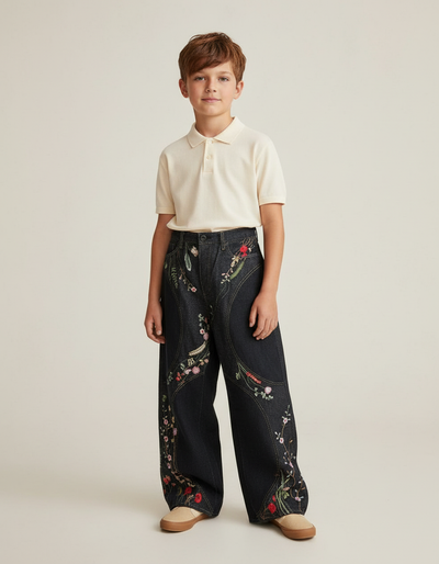 Pantalon Baggy Femme Noir