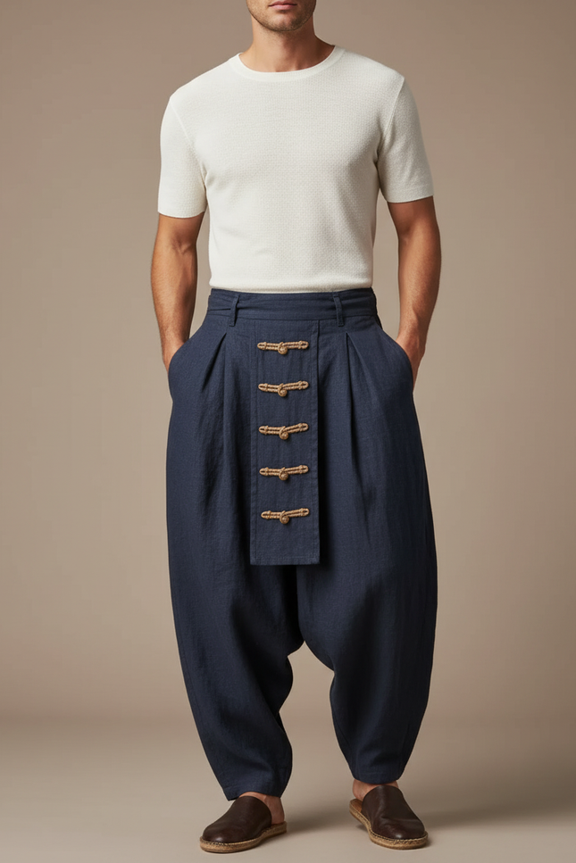 Pantalon Baggy Vintage - Marine Lin