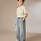 Pantalon Baggy Garçon Bleu Taille Élastique Denim Streetwear - Jean