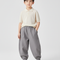 Pantalon Baggy Garçon Gris Jogging Toile - Lin