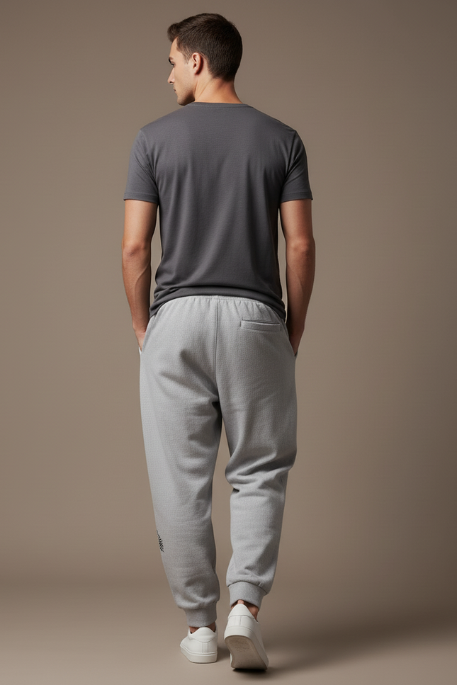 Pantalon Baggy Gris Dragon Japonais Décontracté Homme - Molleton - vue 2