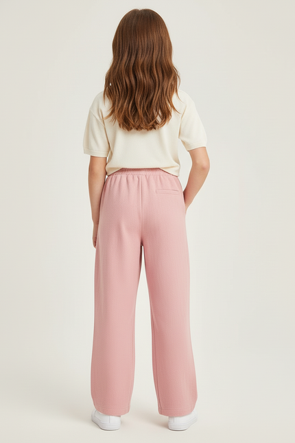 Pantalon Baggy Rose Ample Décontracté Enfant Fille - Molleton - vue 2