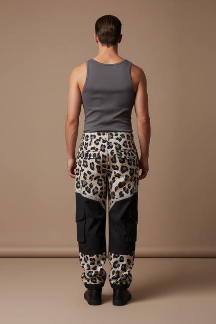 Baggy Pantalon De Ski - Imprimé Toile - vue 2