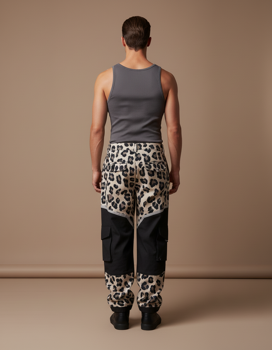Baggy Pantalon De Ski - Imprimé Toile - vue 2