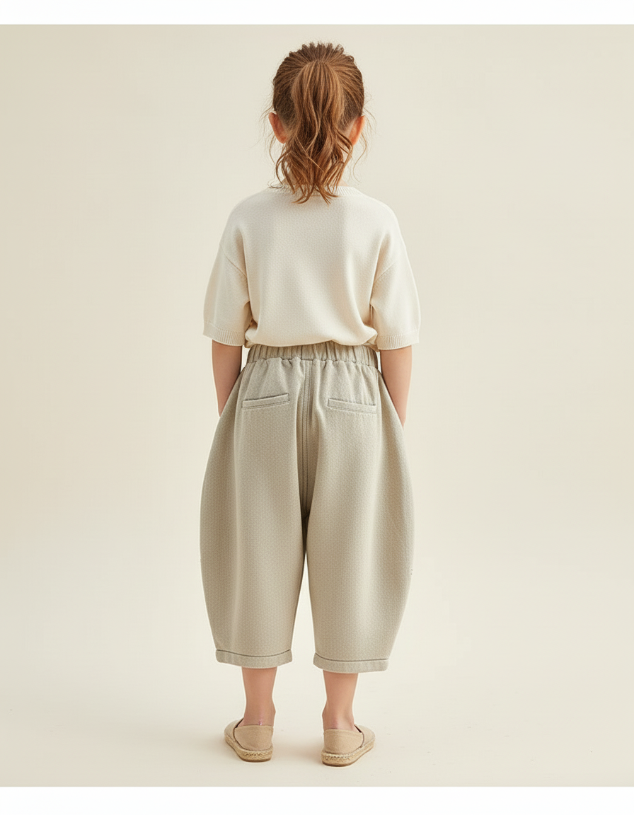 Pantalones Cortos Baggy - Kaki Toile - vue 2