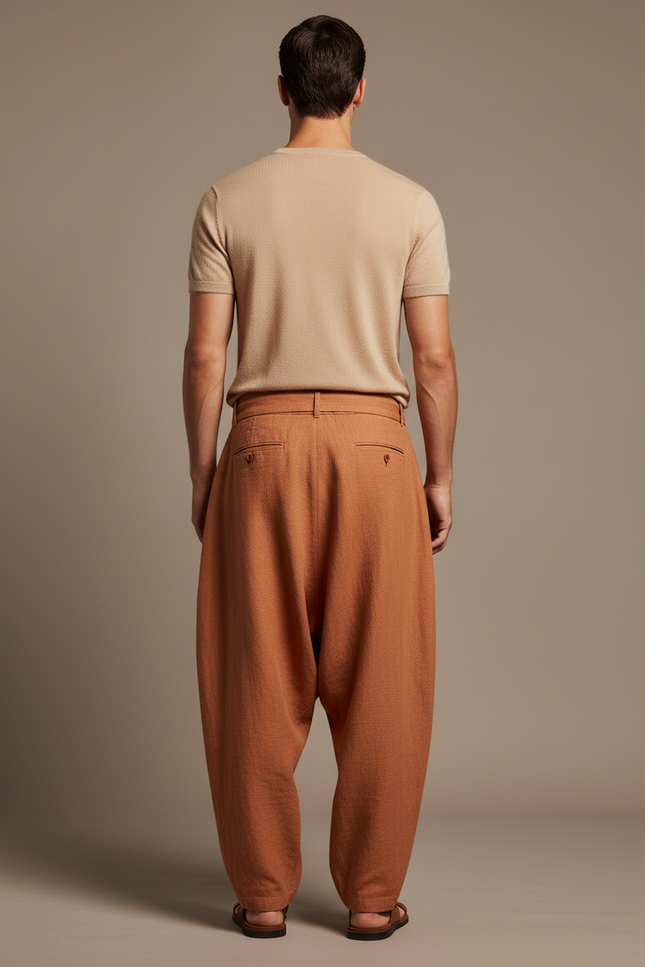 Pantalones Baggy Hombre - Orange Lin - vue 2