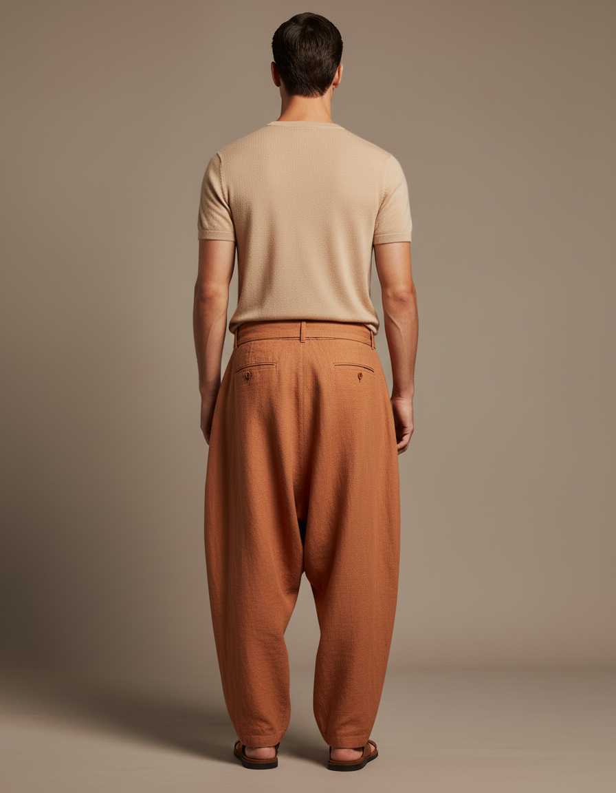 Pantalones Baggy Hombre - Orange Lin - vue 2