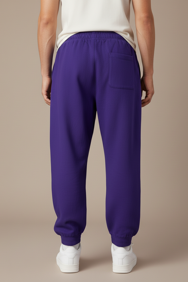 Pantalon Baggy Violet Dragon Japonais Ample Décontracté Homme - Molleton - vue 2