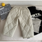 Pantalon Baggy Beige Matelassé Ample Hiver Enfant - Polyester