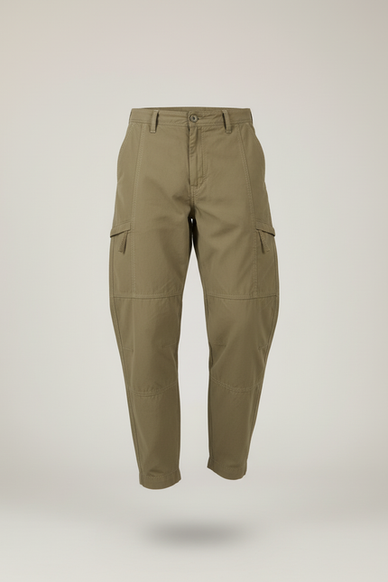 Pantalon Baggy Kaki Cargo Ample Décontracté Homme - Toile - vue 3