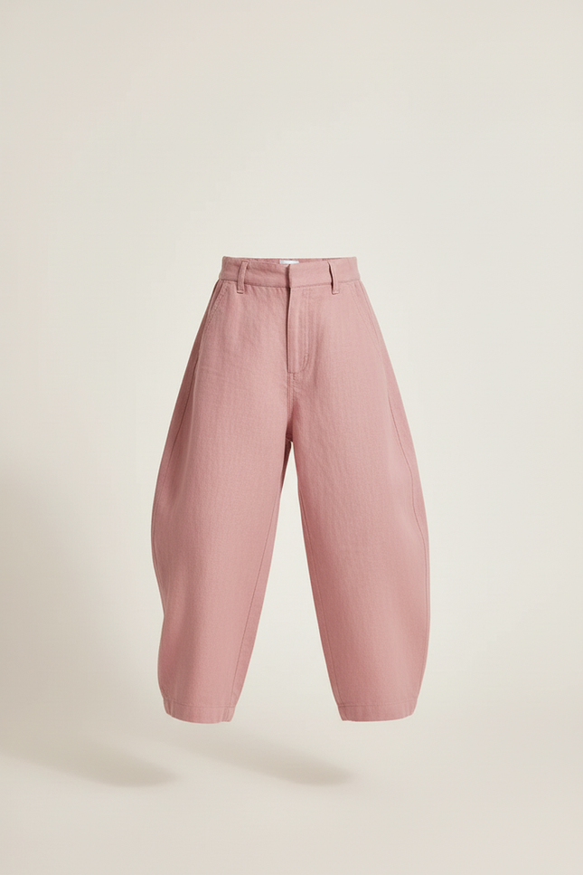 Pantalon Baggy Rose Lin Ample Décontracté Enfant - vue 3