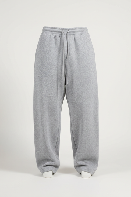Pantalon Baggy Gris Sport Décontracté Ample Cordon - Molleton - vue 3