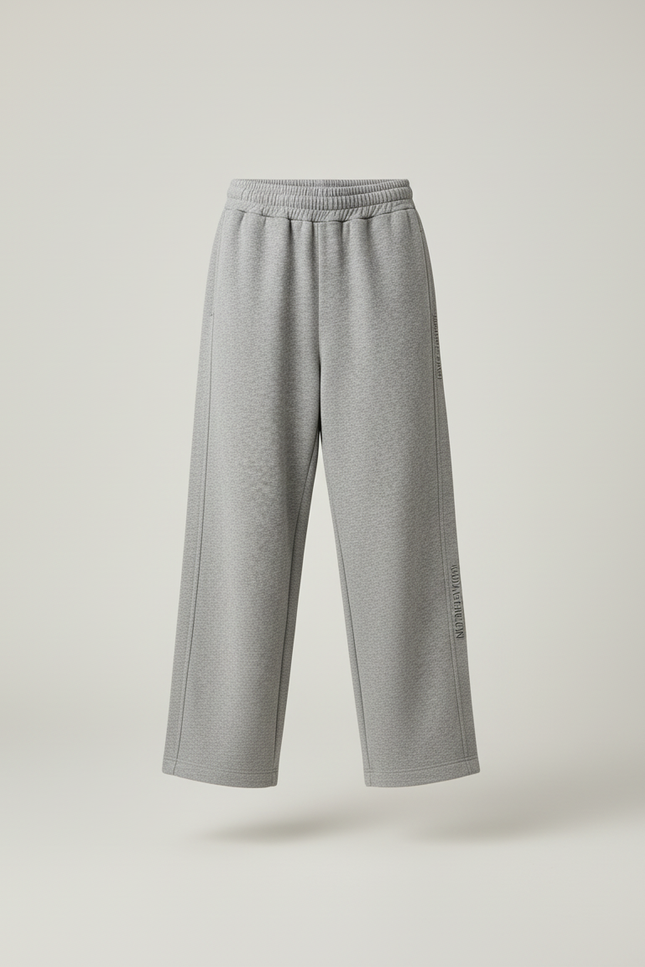 Pantalon Baggy Gris Ample Molletonné Décontracté Garçon - vue 3
