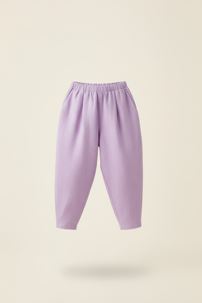 Pantalon Baggy Violet Lin Ample Enfant Décontracté - vue 3