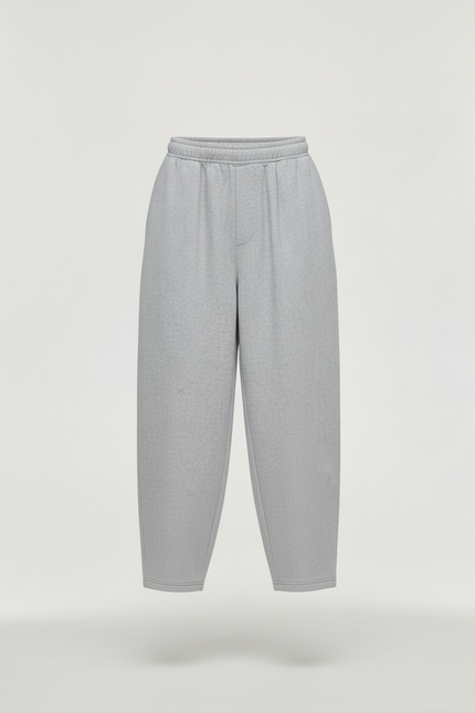 Pantalon Baggy Gris Ample Cordon Garçon Décontracté - Molleton - vue 3