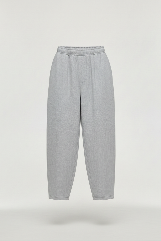 Pantalon Baggy Gris Ample Cordon Garçon Décontracté - Molleton - vue 3