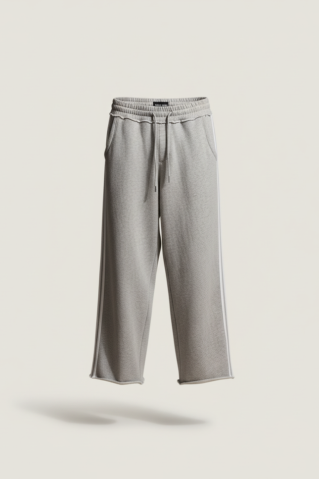 Pantalon Baggy Gris Sport Molleton Ample Homme - vue 3
