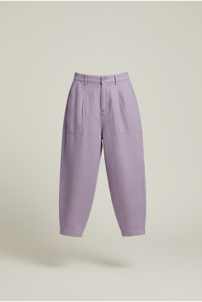 Pantalon Baggy Violet Lin Ample Décontracté Enfant - vue 3