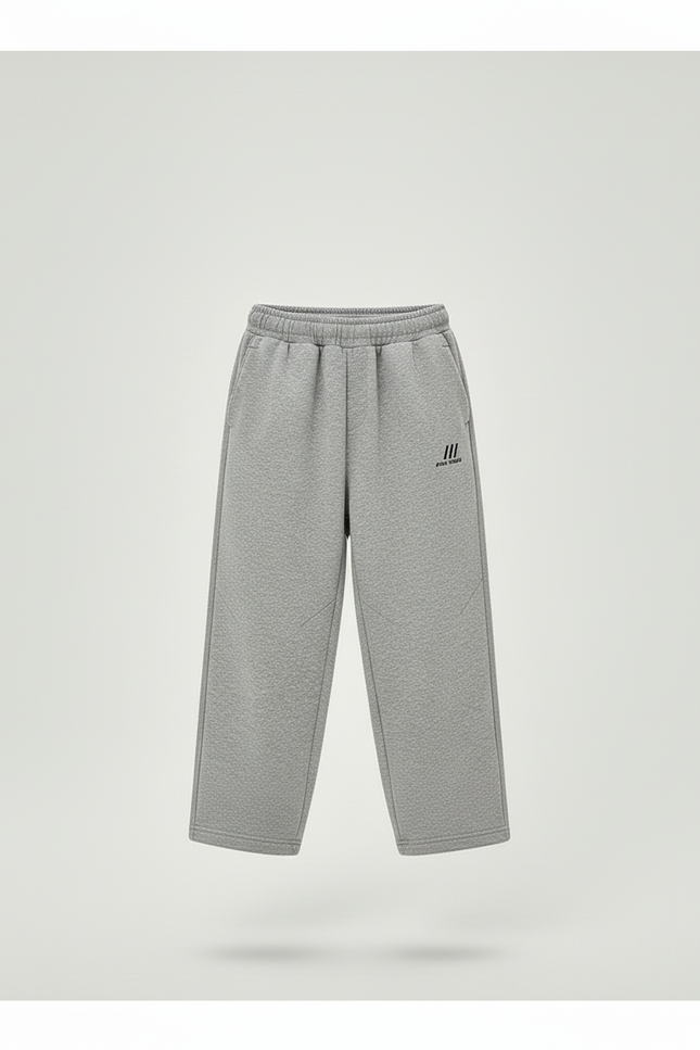 Pantalon Baggy Gris Ample Molletonné Enfant Sport - vue 3