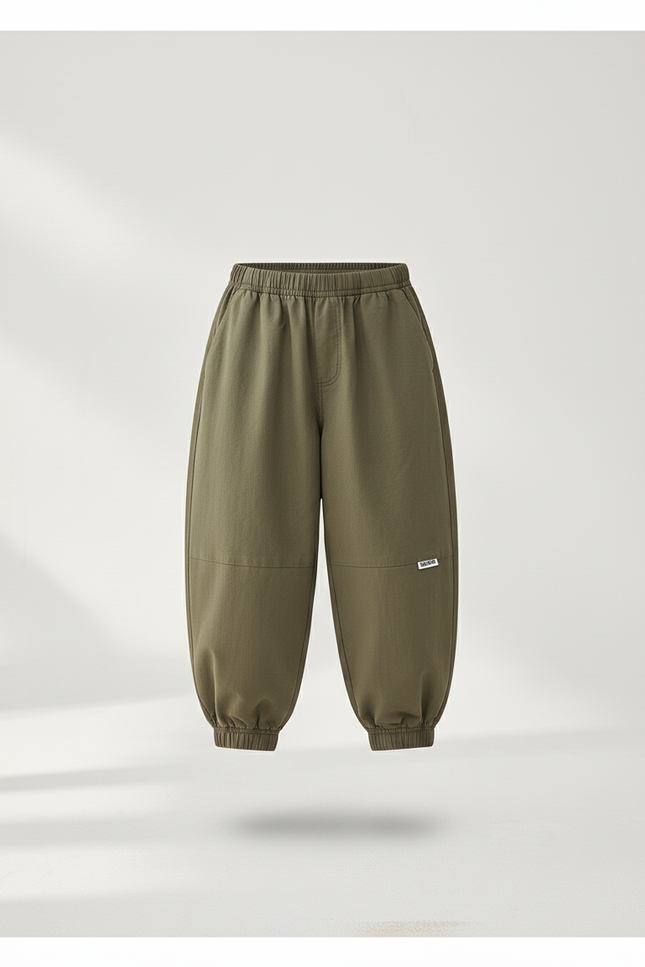 Pantalon Baggy Kaki Ample Cargo Garçon Décontracté - Toile - vue 3