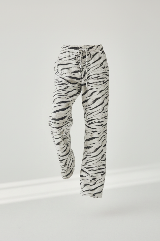 Pantalon Baggy Tigré Ample Molletonné Confortable Enfant - Imprimé - vue 3