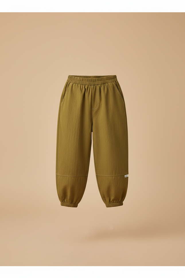 Pantalon Baggy Kaki Ample Coton Sport Enfant - vue 3