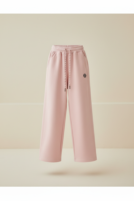 Pantalon Baggy Rose Ample Décontracté Sportif Fille - Molleton - vue 3