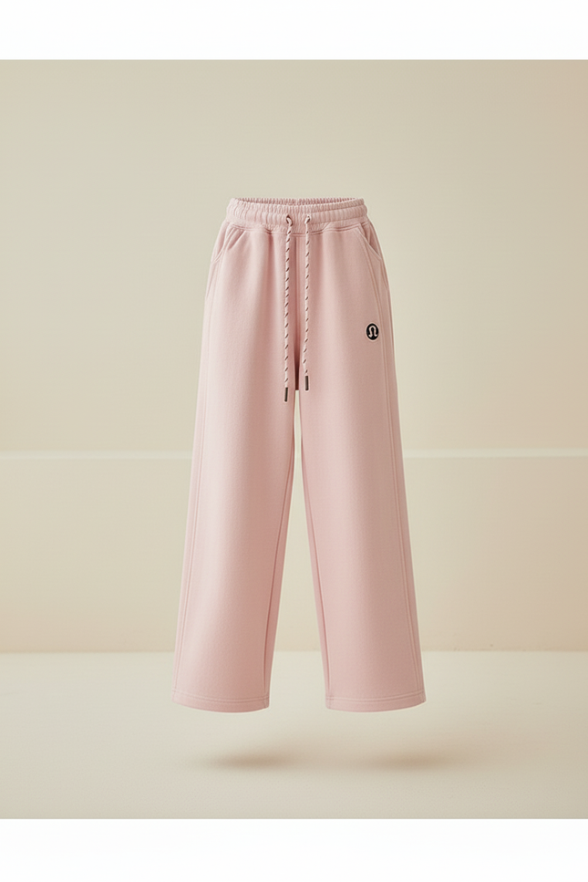 Pantalon Baggy Rose Ample Décontracté Sportif Fille - Molleton - vue 3