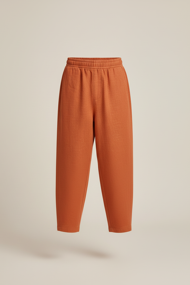 Pantalon Baggy Orange Ample Décontracté Garçon Coton - Molleton - vue 3