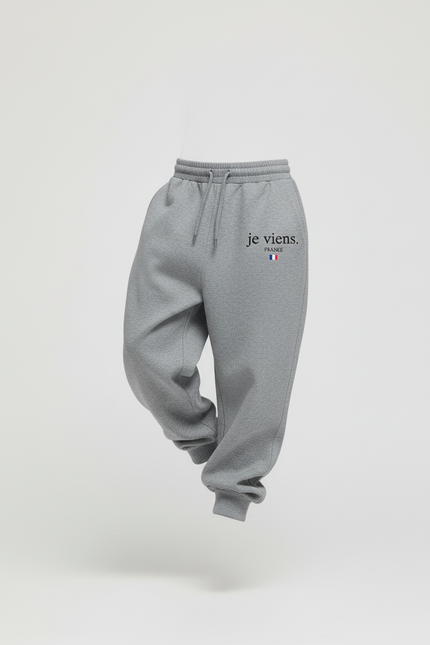 Pantalon Baggy Gris Molleton Imprimé Confortable Enfant - vue 3