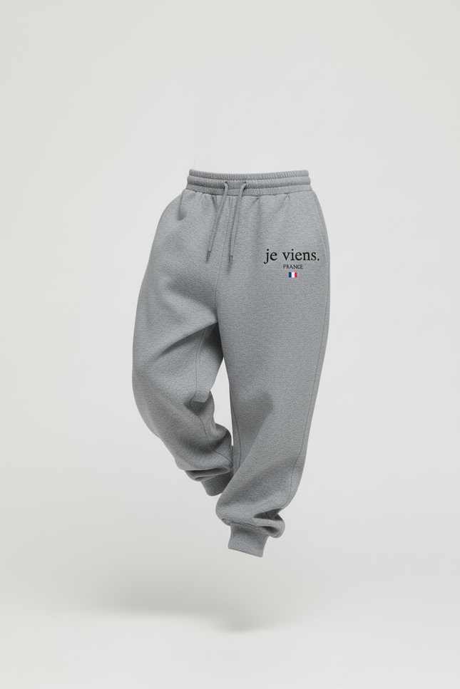 Pantalon Baggy Gris Molleton Imprimé Confortable Enfant - vue 3