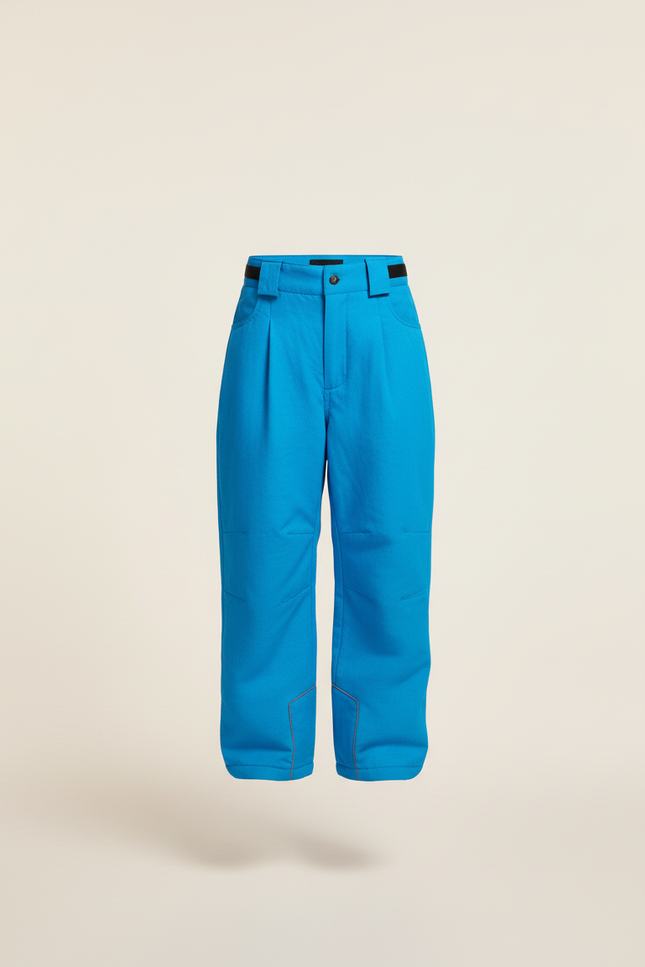 Pantalon Baggy Bleu Bretelles Imperméable Enfant Hiver - Polyester - vue 3