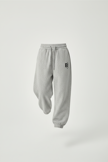 Pantalon Baggy Gris Molletonné Ample Décontracté Garçon - vue 3