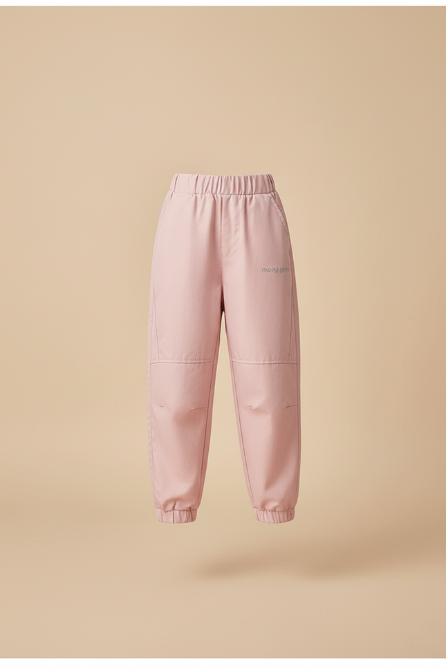 Pantalon Baggy Rose Ample Élastique Décontracté Enfant - Coton - vue 3